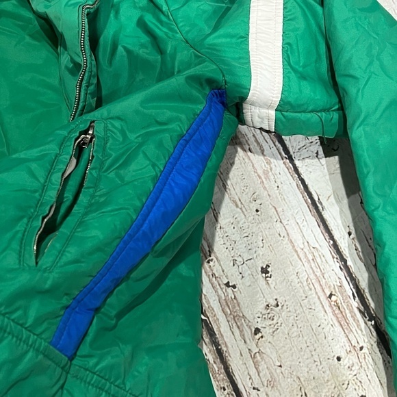 Vintage 1980s Number #1 Ski Skiing Snowboarding Women's Zip Up Jacket - Picture 7 of 10